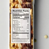 Aangepast voedingslabel voor voedingsmiddelen conf etiket