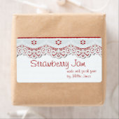 aangepast voedselgeschenketiket voor potten of ges etiket (Insitu)