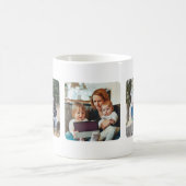 Aangepast voeg 3 foto's toe op maat koffiemok (Center)