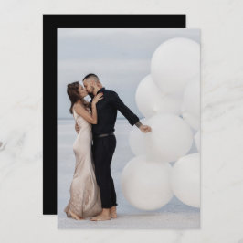 Aangepast Voeg eigen foto toe Afbeelding bruiloft Kaart