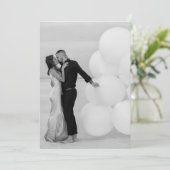 Aangepast Voeg eigen foto toe Afbeelding bruiloft  Kaart (Staand voorkant)