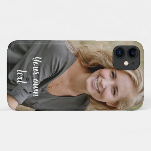 Aangepast, voeg Foto en Tekst toe. Case-Mate iPhone Case (Achterkant (horizontaal))
