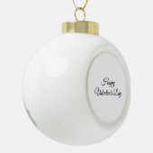 aangepast voeg hier valentijnen jouw naam toe  keramische bal ornament (Links)