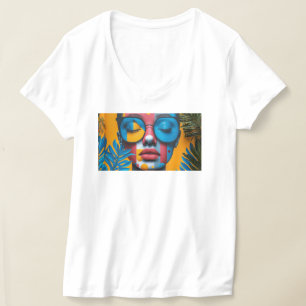 Aangepast (Voeg Je Eigen Foto en/of tekst toe) V-N T-shirt
