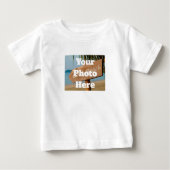 Aangepast voeg je eigen foto-Kinder T-shirt voor T (Voorkant)