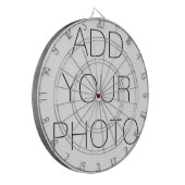 Aangepast Voeg je eigen foto of tekst toe Dartbord (Voorkant Links)