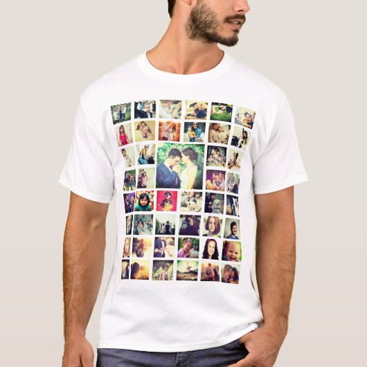 Aangepast voeg je eigen foto toe t-shirt (Voorkant)
