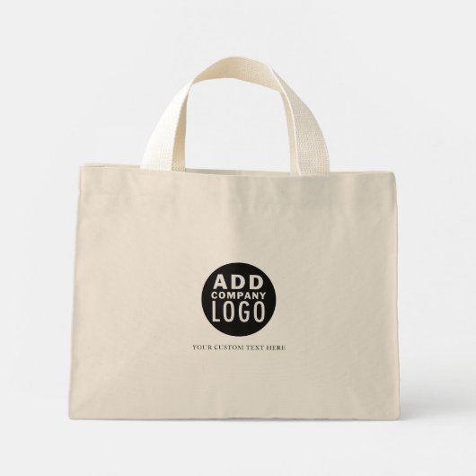 Aangepast Voeg je eigen Logo toe Mini Tote Bag (Achterkant)