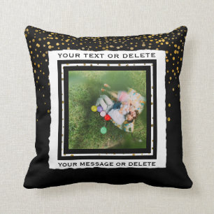 Aangepast Voeg je foto en tekst toe   Familie Keep Kussen