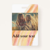 aangepast voeg je foto ' s toe , met speciaal aang badge (Achterkant)