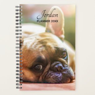 Aangepast Voeg je foto's toe Naam Franse Bulldog P Planner