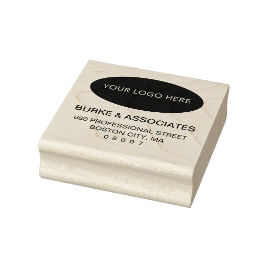 Aangepast Voeg je Logo-adres toe Rubberstempel (Stempel)