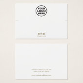 Aangepast voeg je Logo-armbandweergave-Kaart toe Visitekaartje (Voorkant /achterkant)