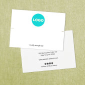 Aangepast voeg je Logo-armbandweergave-Kaart toe Visitekaartje