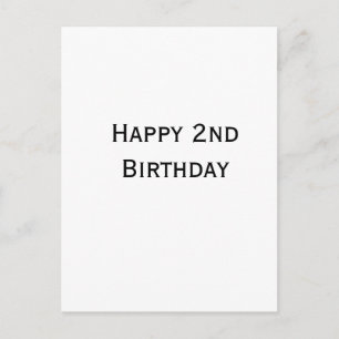 aangepast voeg je tekst gelukkige verjaardag 2e ee briefkaart