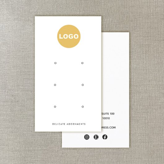 Aangepast voeg Logo 6-eenhoornstaafjes toe die Bez Visitekaartje