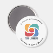 Aangepast Voeg uw bedrijf Logo toe Adverteren Magneet (Voorkant / Achterkant)