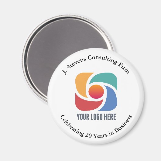 Aangepast Voeg uw bedrijf Logo toe Adverteren Magneet (Voorkant / Achterkant)