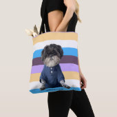 Aangepast Voeg uw eigen Foto tekst hond eenvoudige Tote Bag (Dichtbij)