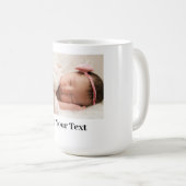 Aangepast Voeg uw favoriete foto toe Koffiemok (Voorkant rechts)