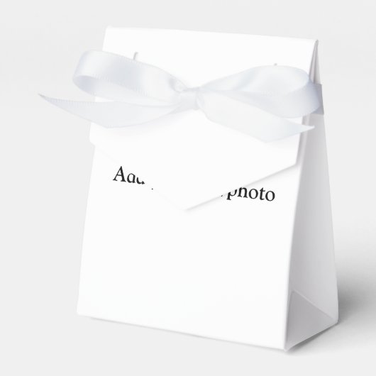 Aangepast Voeg uw foto jouw tekst Custom Favor Box Bedankdoosjes (Voorkant Zijde)
