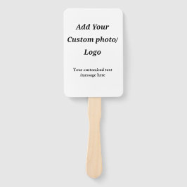 Aangepast Voeg uw foto toe logo jouw tekst Custom  Handwaaier