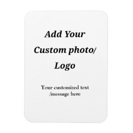 Aangepast Voeg uw foto toe logo jouw tekst Custom  Magneet