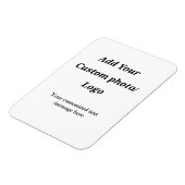 Aangepast Voeg uw foto toe logo jouw tekst Custom  Magneet (Linkerzijde)