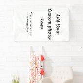Aangepast Voeg uw foto toe logo jouw tekst Custom Spandoek (Insitu)