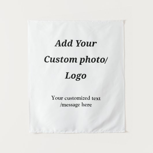 Aangepast Voeg uw foto toe logo jouw tekst Custom  Wandkleed (Voorkant)