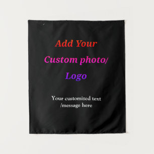 Aangepast Voeg uw foto toe logo jouw tekst Custom  Wandkleed