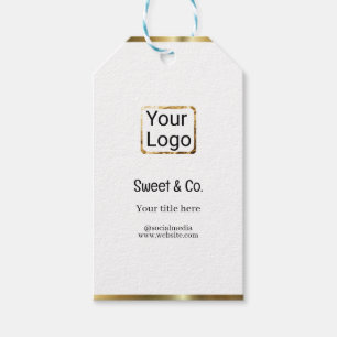 aangepast voeg uw logo persoonlijke bedrijfsnaam p cadeaulabel