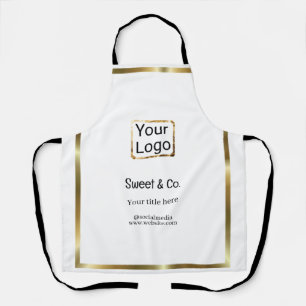 aangepast voeg uw logo persoonlijke bedrijfsnaam p schort
