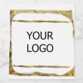 aangepast voeg uw logo persoonlijke bedrijfsnaam p wijn etiket (Enkel label)
