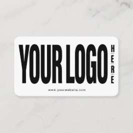 Aangepast Voeg uw Logo toe Moderne sociale media Q Visitekaartje