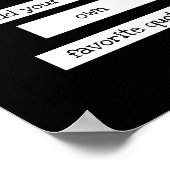 aangepast voeg uw offerte-poster toe, modern poster (Hoek)