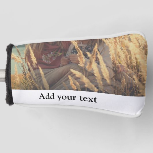 aangepast voeg uw persoonlijke foto voor kerstmis  golfheadcover (Voorkant)