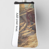 aangepast voeg uw persoonlijke foto voor kerstmis  golfheadcover (Draai 90)