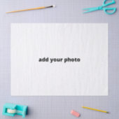 aangepast voeg uw persoonlijke foto voor kerstmis  tissuepapier (Craft)