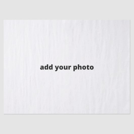 aangepast voeg uw persoonlijke foto voor kerstmis  tissuepapier (Voorkant)