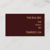 Aangepast voegt 1:9 Persoonlijke Visitekaartjes va (Achterkant)