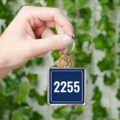 Aangepast voertuignummer Bord Sleutelhanger (Hand)
