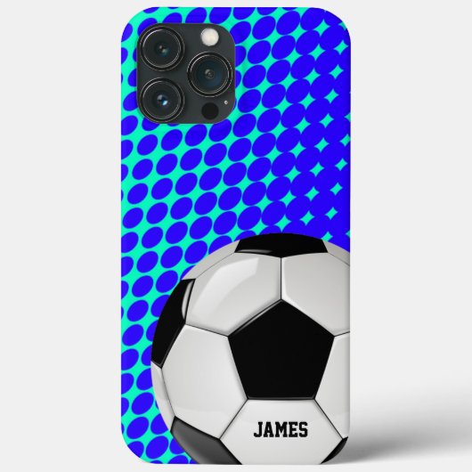 Aangepast voetbal Case-Mate iPhone case (Achterkant)