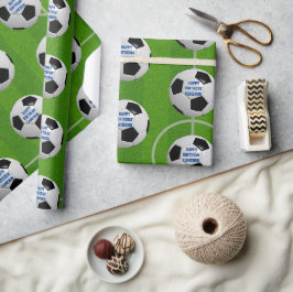 Aangepast voetbal- en Pitch-opvulpapier Cadeaupapier