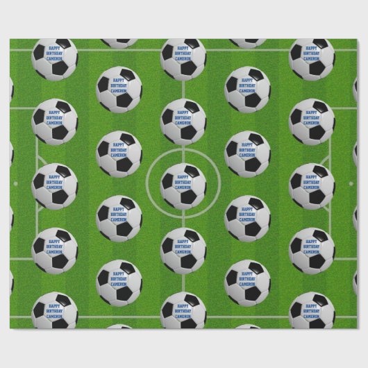 Aangepast voetbal- en Pitch-opvulpapier Cadeaupapier (Vlak)
