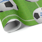 Aangepast voetbal- en Pitch-opvulpapier Cadeaupapier (Rol Hoek)