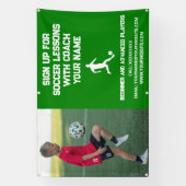 Aangepast Voetbal Football Coaching Class Les Groe Spandoek (Verticaal)