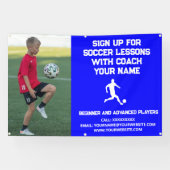 Aangepast Voetbal Football Coaching Klasse Lessen  Spandoek (Horizontaal)