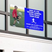 Aangepast Voetbal Football Coaching Klasse Lessen  Spandoek (Buitenkant Gebouw)