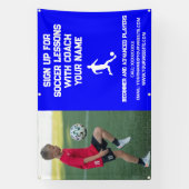 Aangepast Voetbal Football Coaching Klasse Lessen  Spandoek (Verticaal)